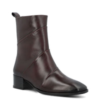 Botin Cuero Mujer Ivvy Ii Burdeo