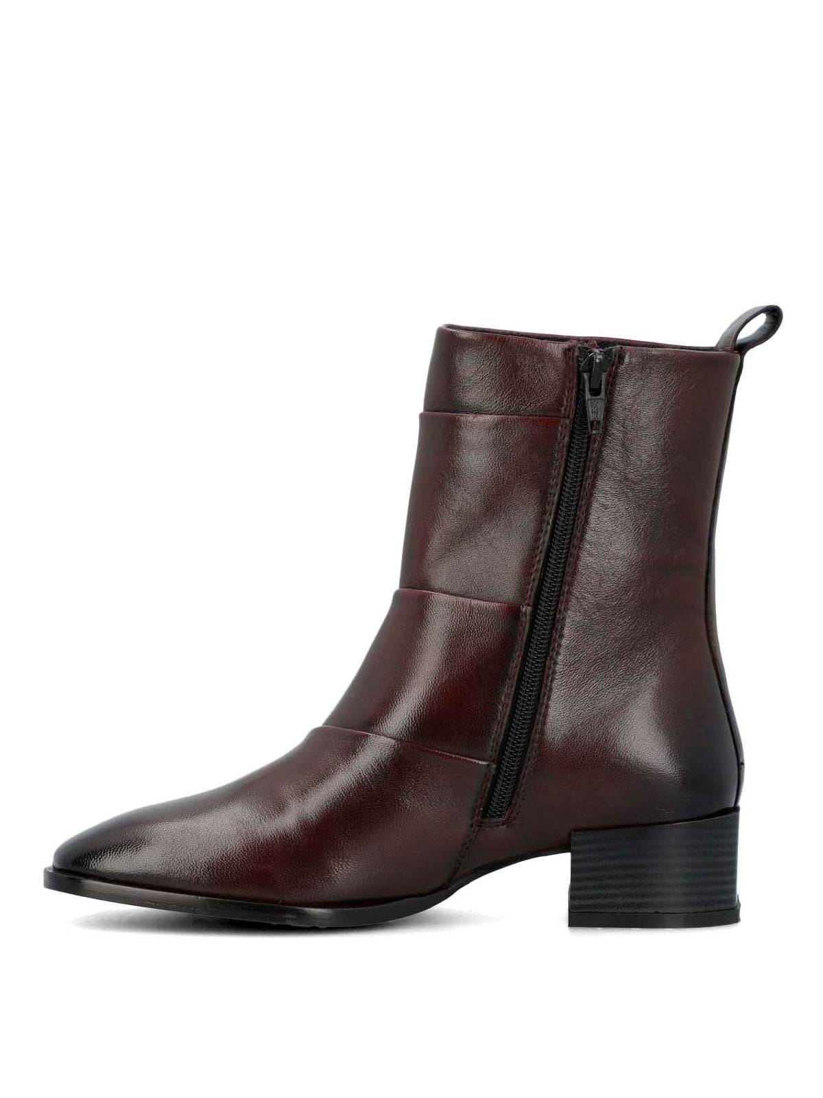 Botin Cuero Mujer Ivvy Ii Burdeo