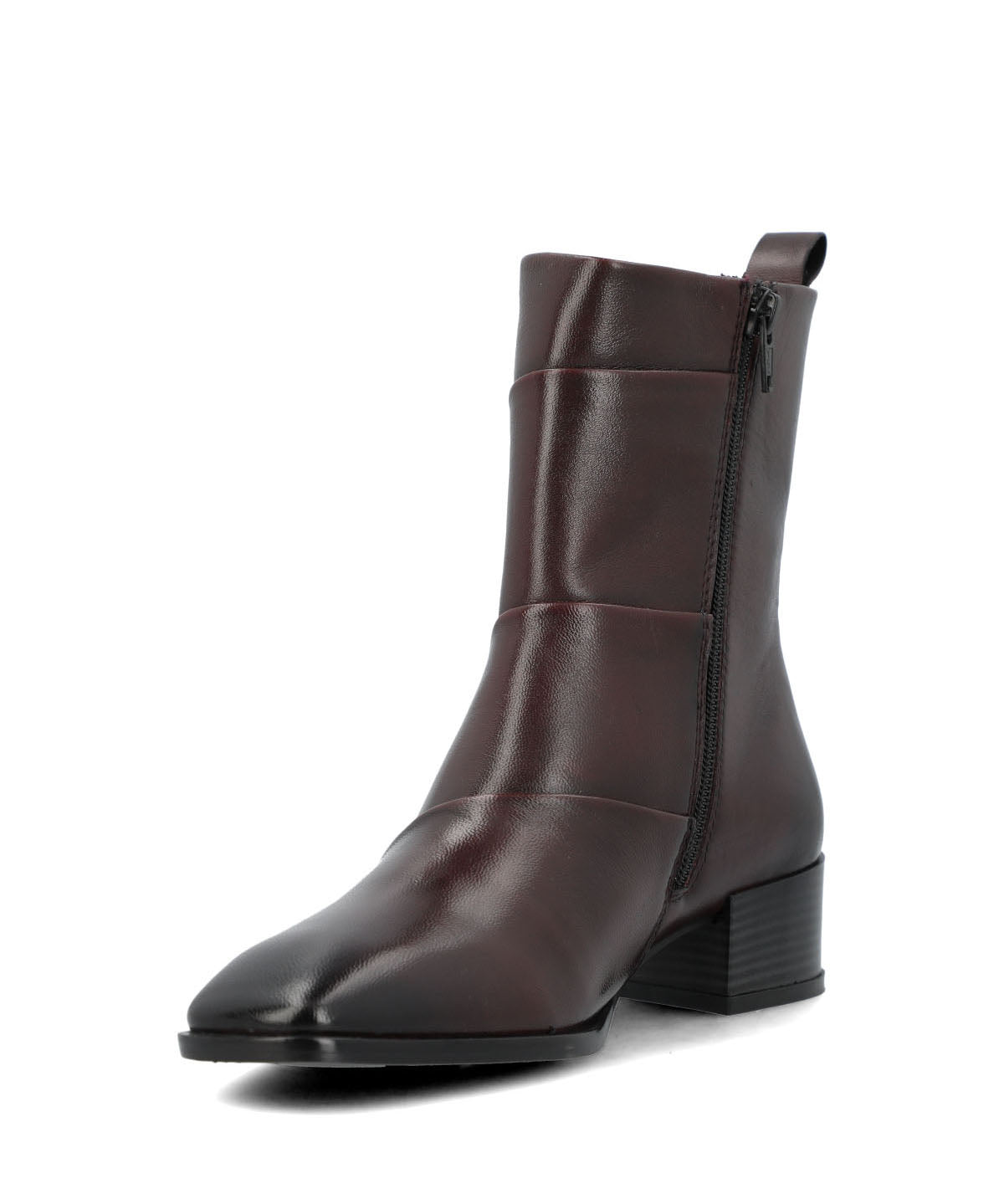 Botin Cuero Mujer Ivvy Ii Burdeo