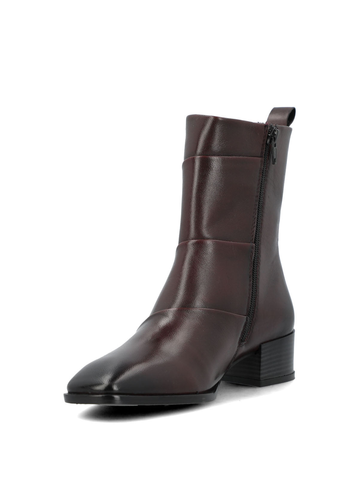 Botin Cuero Mujer Ivvy Ii Burdeo