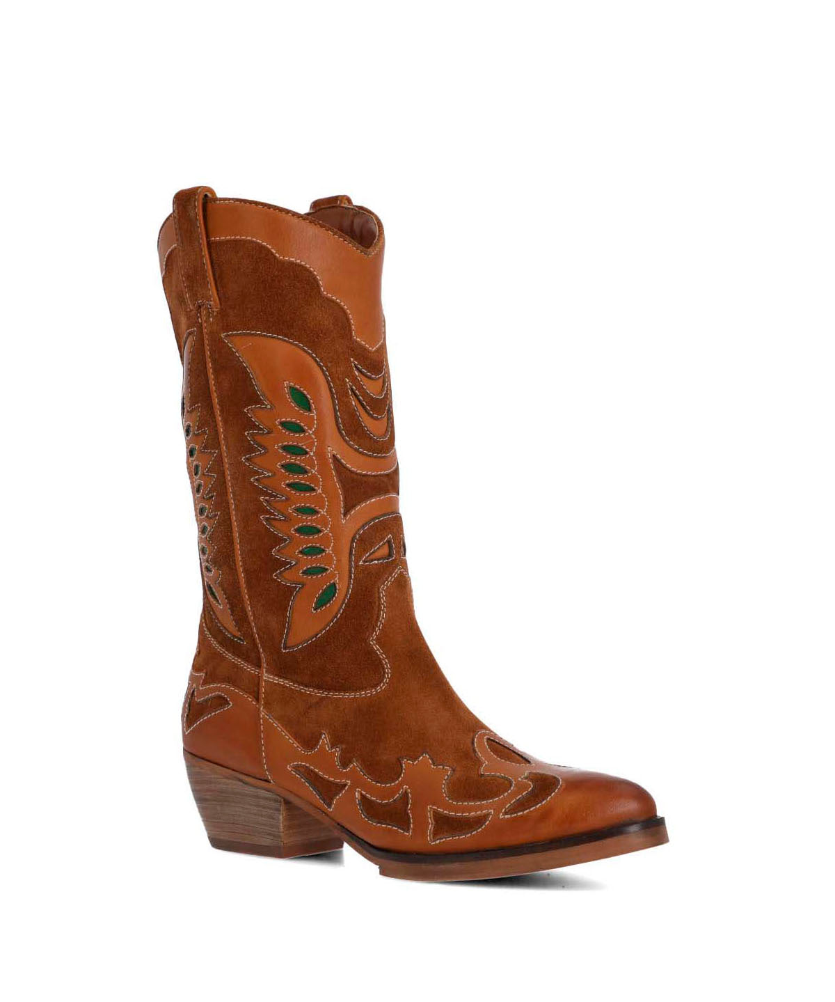 Bota Cuero Mujer Frezno Café