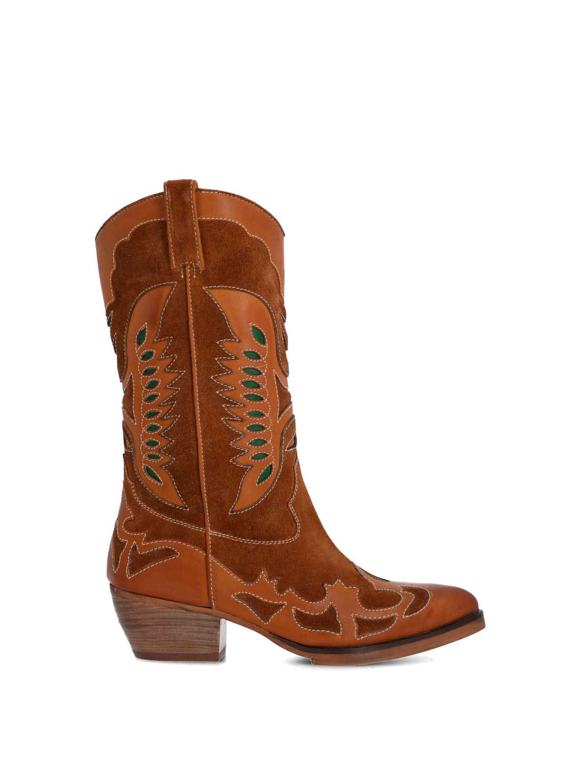 Bota Cuero Mujer Frezno Café