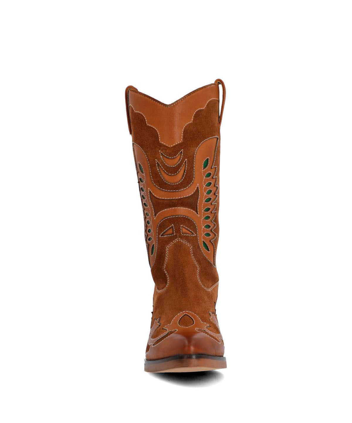 Bota Cuero Mujer Frezno Café