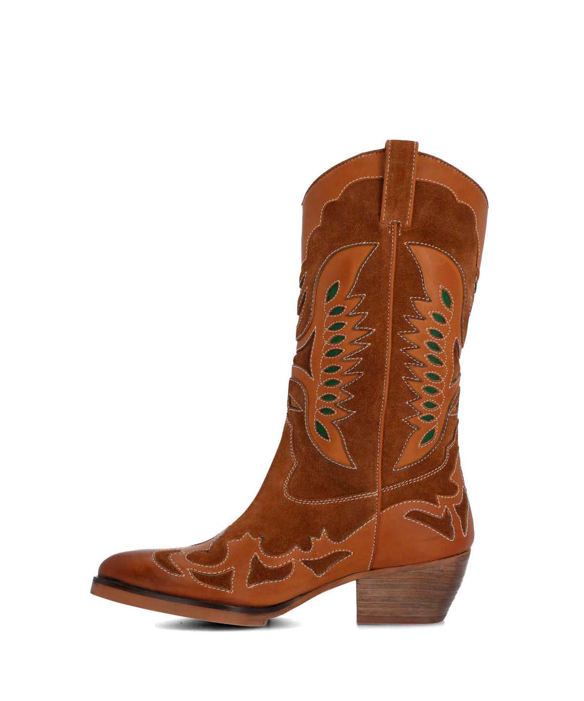 Bota Cuero Mujer Frezno Café