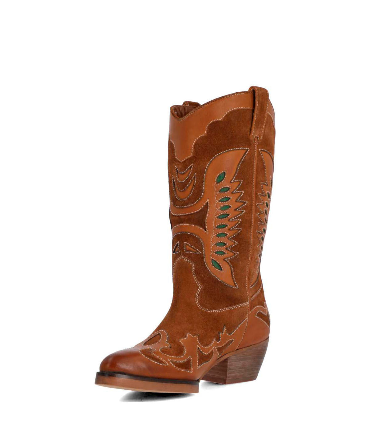 Bota Cuero Mujer Frezno Café