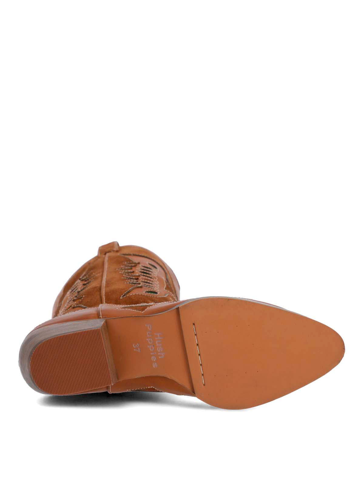 Bota Cuero Mujer Frezno Café