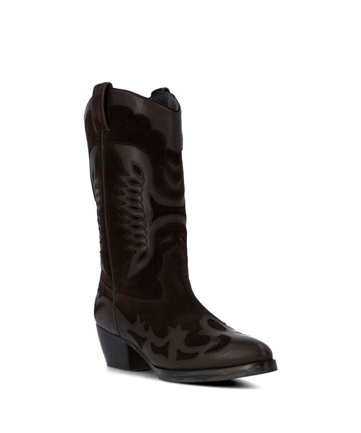 Bota Cuero Mujer Frezno Café