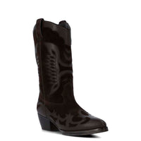 Bota Cuero Mujer Frezno Café