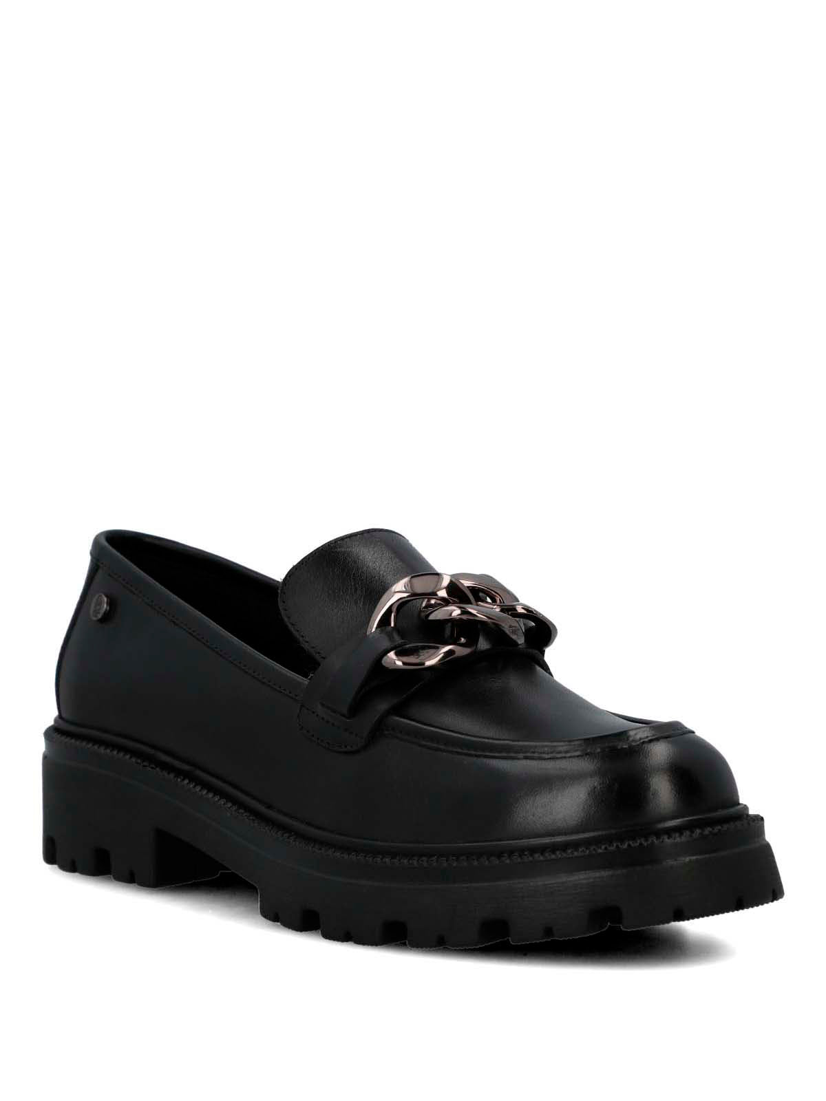 Mocasin Cuero Mujer Lively Negro