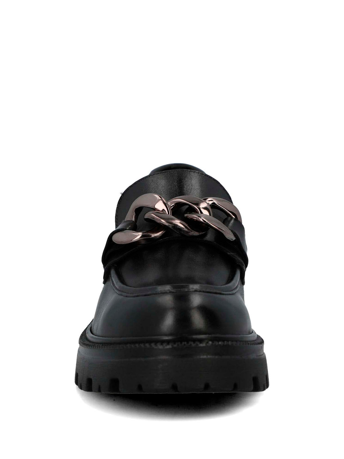 Mocasin Cuero Mujer Lively Negro