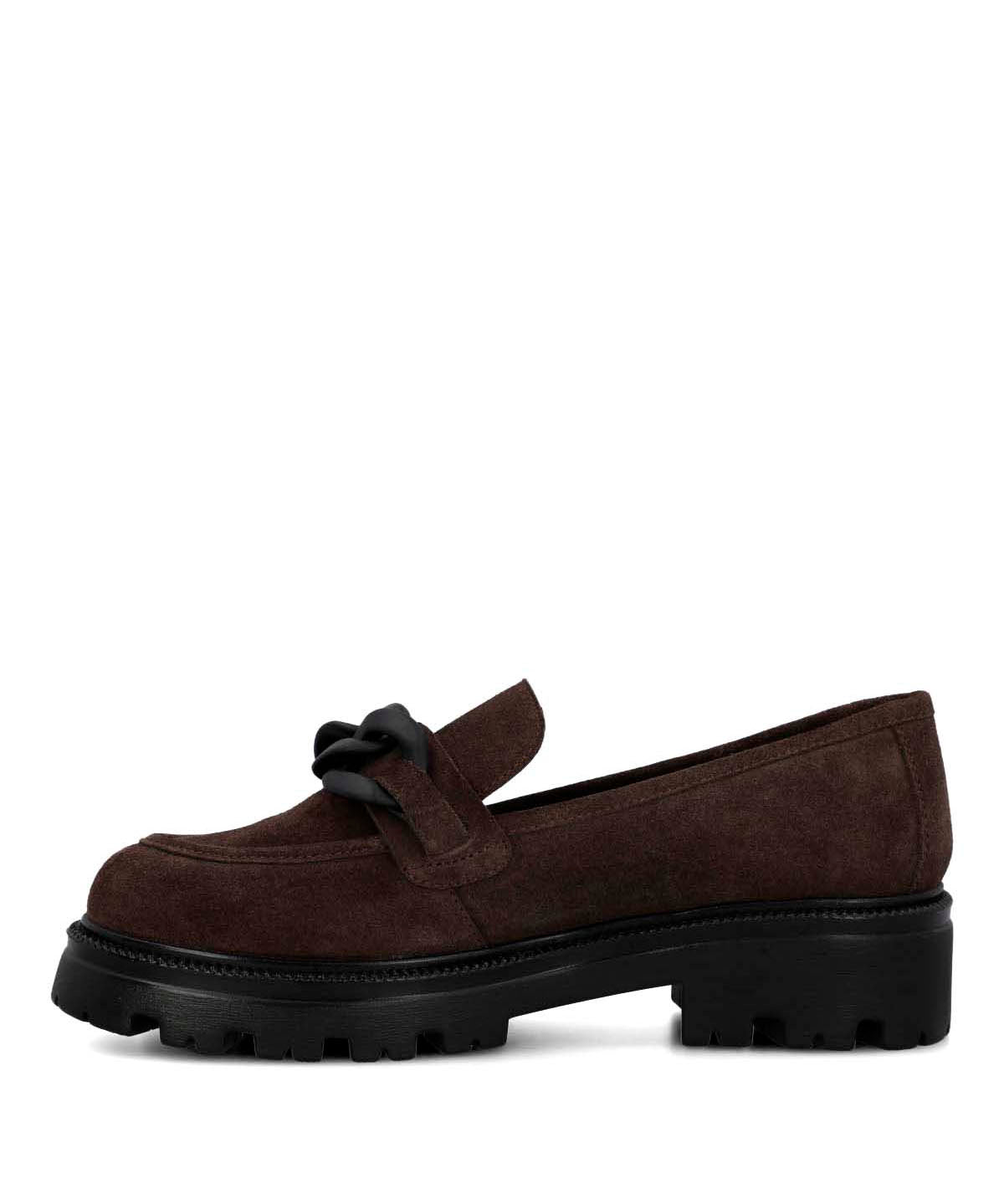 Mocasin Cuero Mujer Lively Café