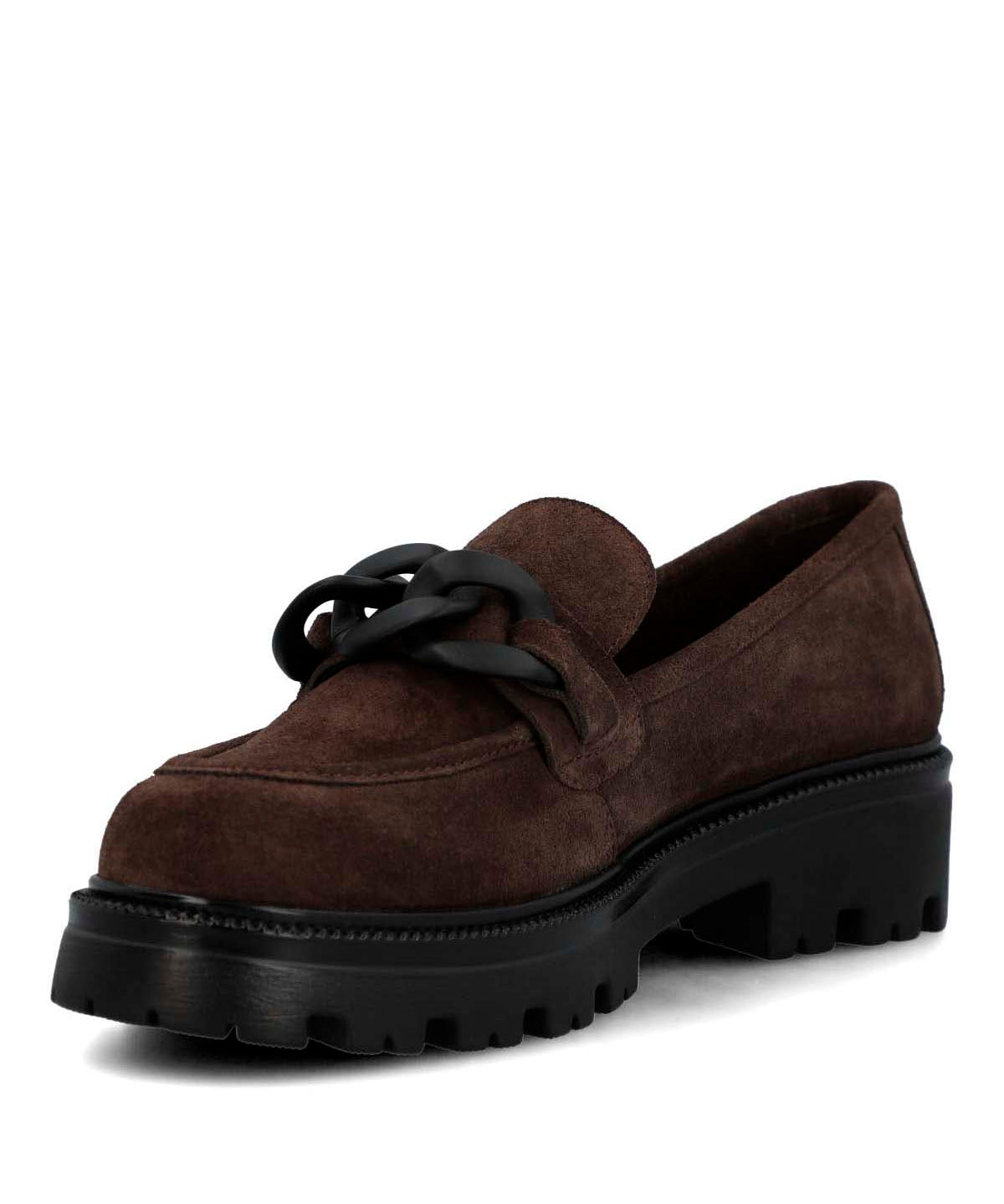 Mocasin Cuero Mujer Lively Café