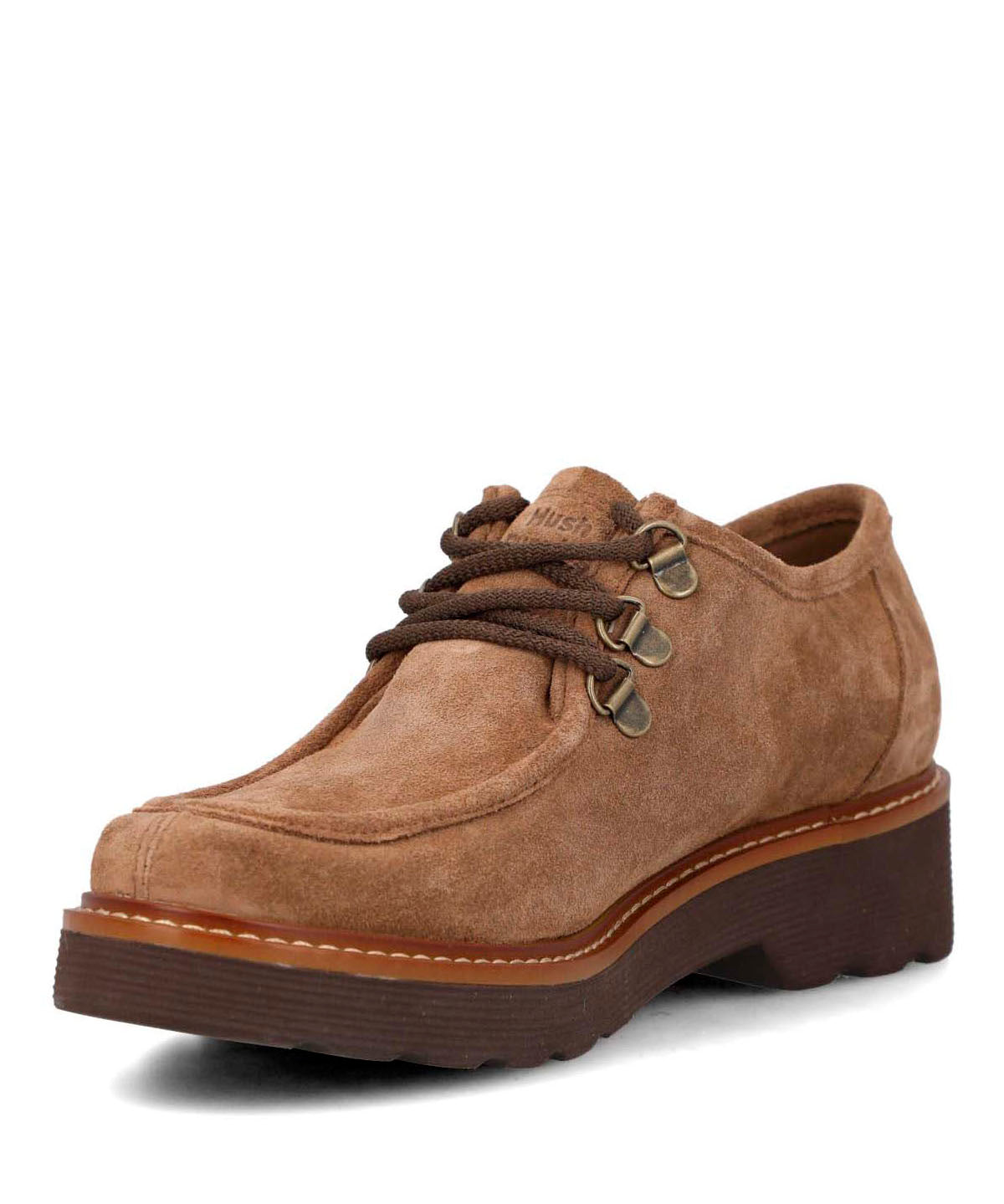 Zapato Cuero Mujer Renovo Café