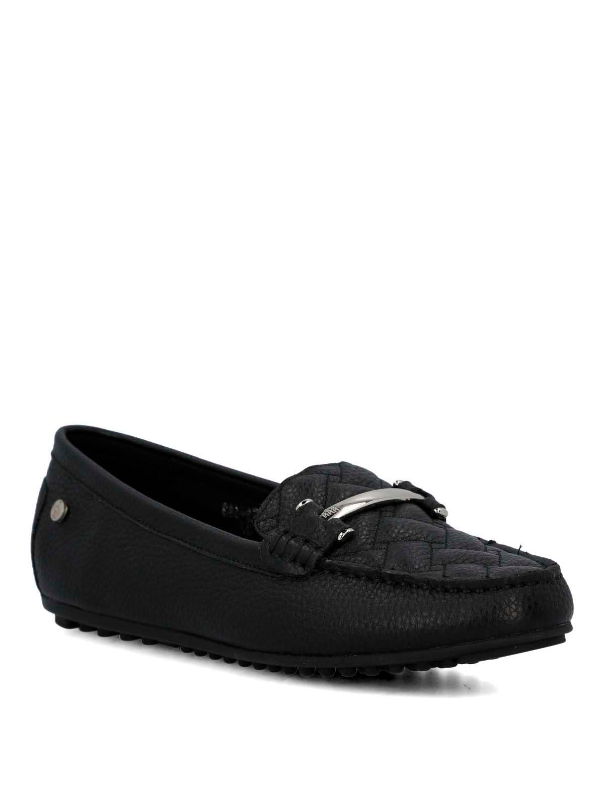Mocasin Cuero Mujer Silvia Negro-Hush Puppies Chile