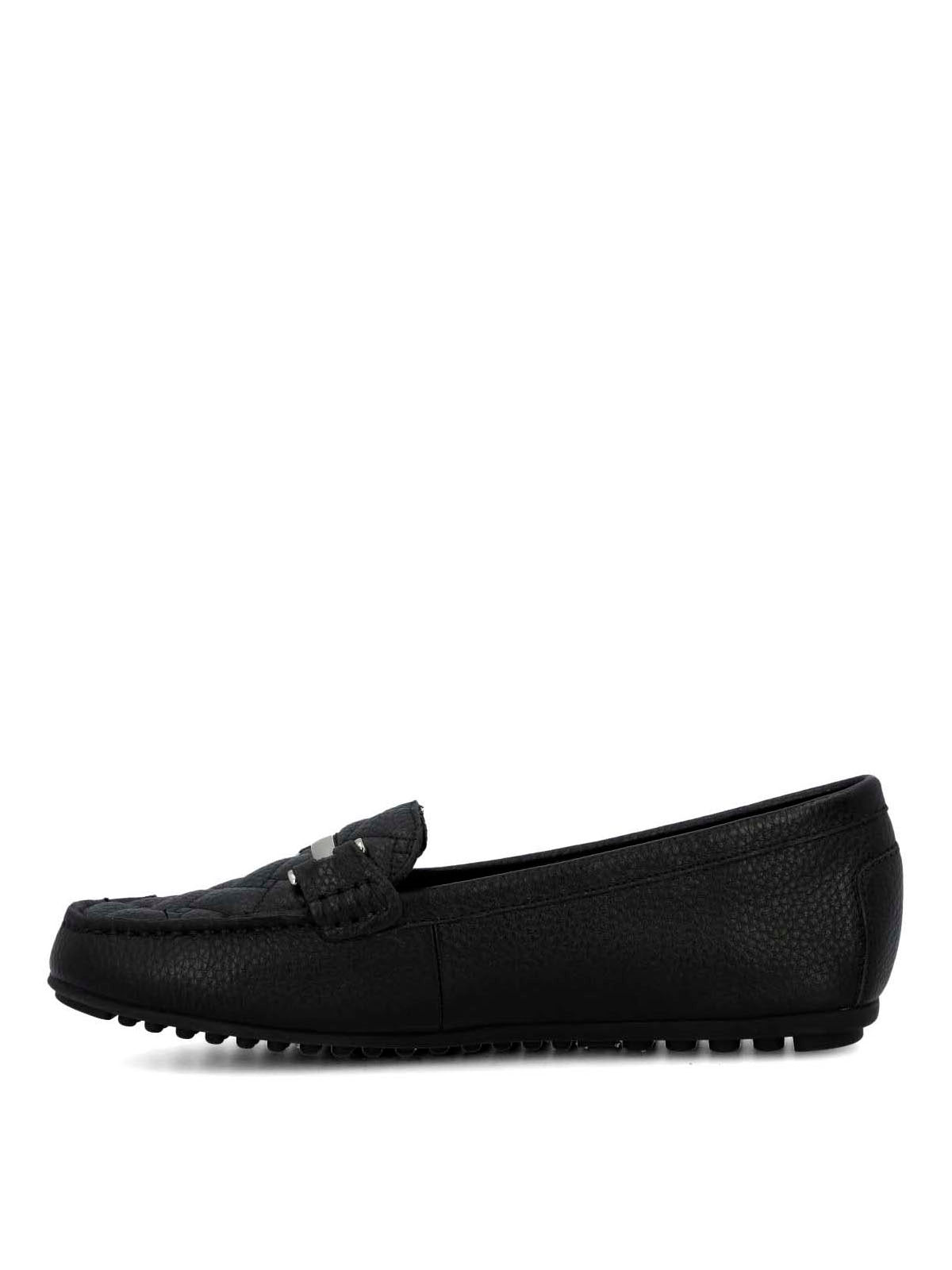 Mocasin Cuero Mujer Silvia Negro-Hush Puppies Chile