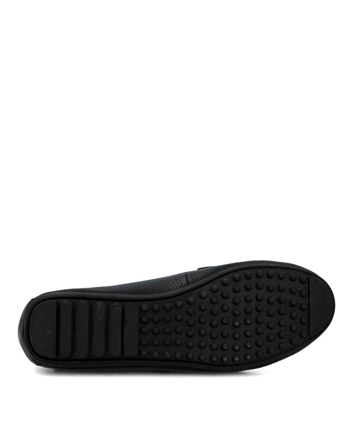 Mocasin Cuero Mujer Silvia Negro-Hush Puppies Chile