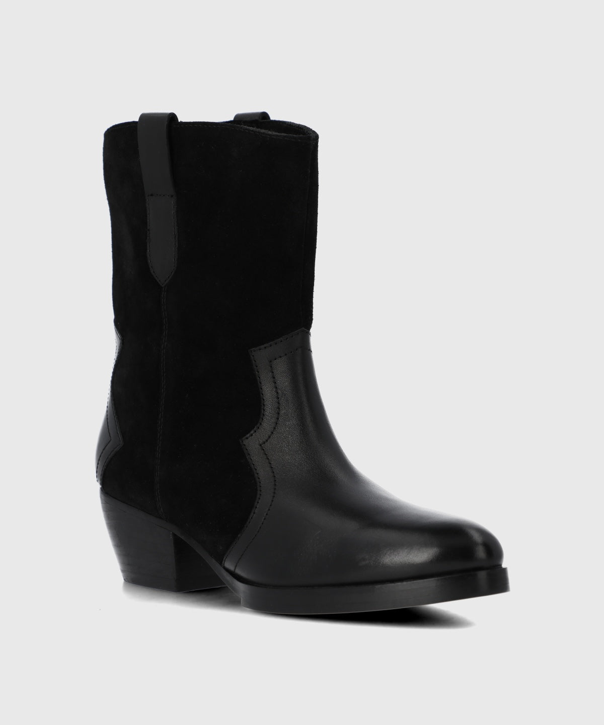 Bota Cuero Mujer Denvera Negra