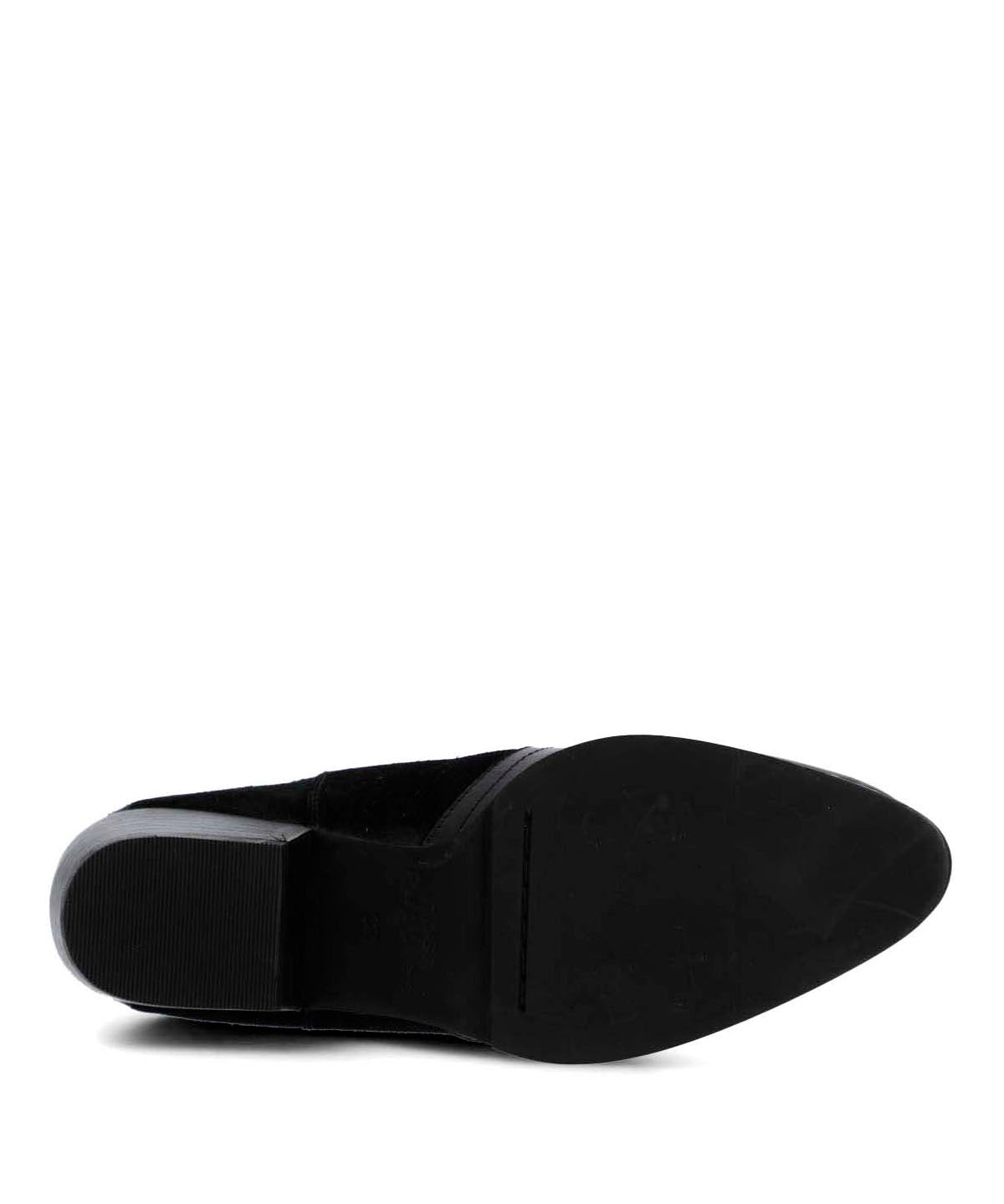 Bota Cuero Mujer Denvera Negra