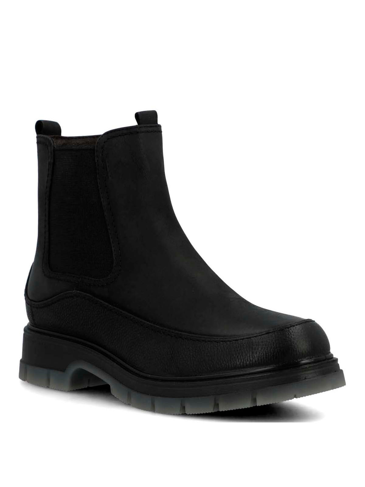 Botin Cuero Mujer Trino Negro-Hush Puppies Chile
