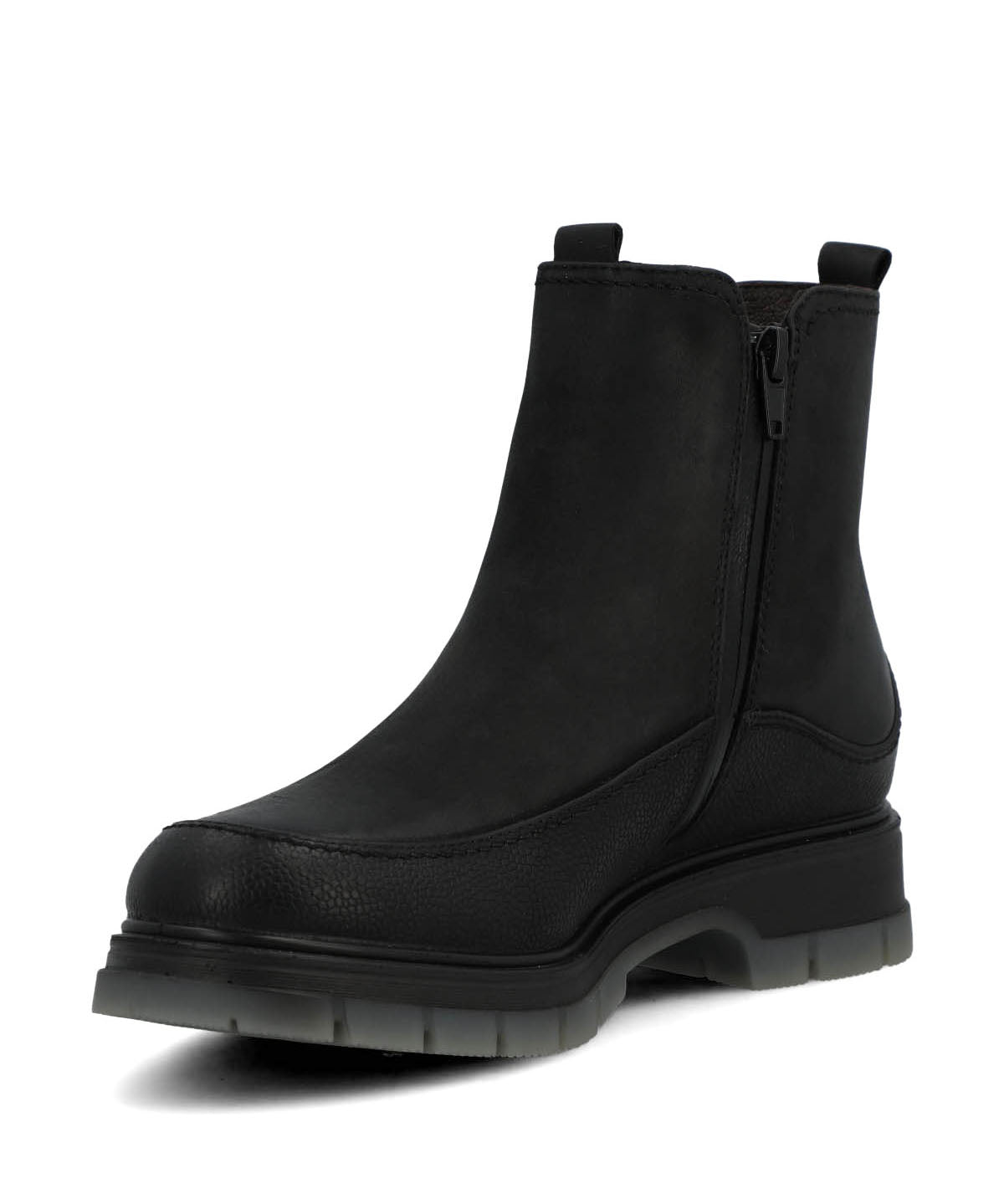 Botin Cuero Mujer Trino Negro-Hush Puppies Chile