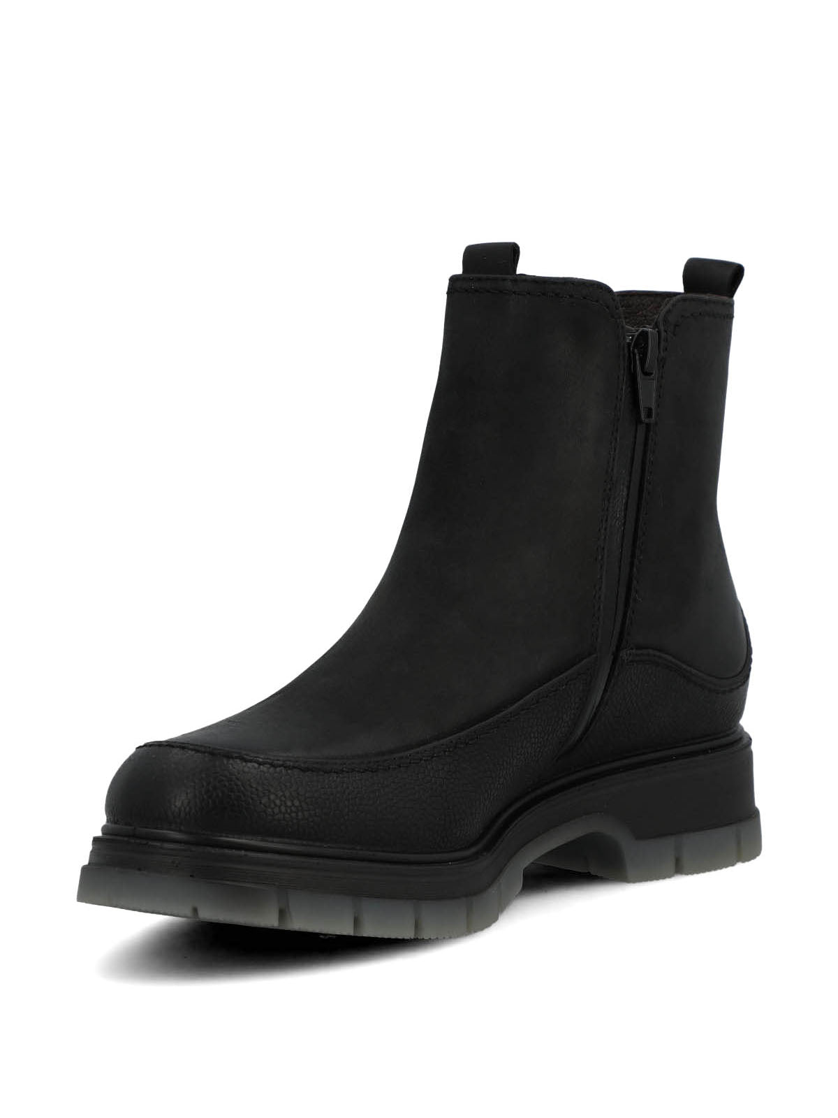 Botin Cuero Mujer Trino Negro-Hush Puppies Chile