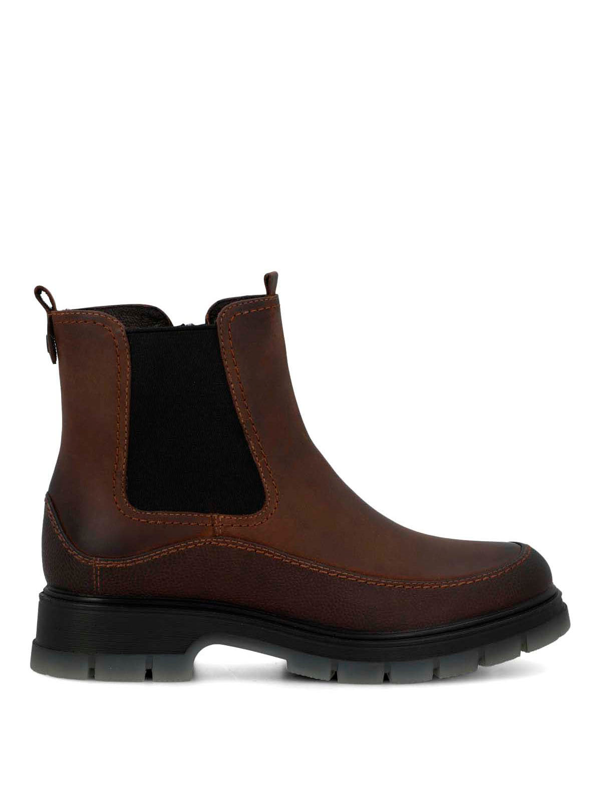 Botin Cuero Mujer Trino Café-Hush Puppies Chile