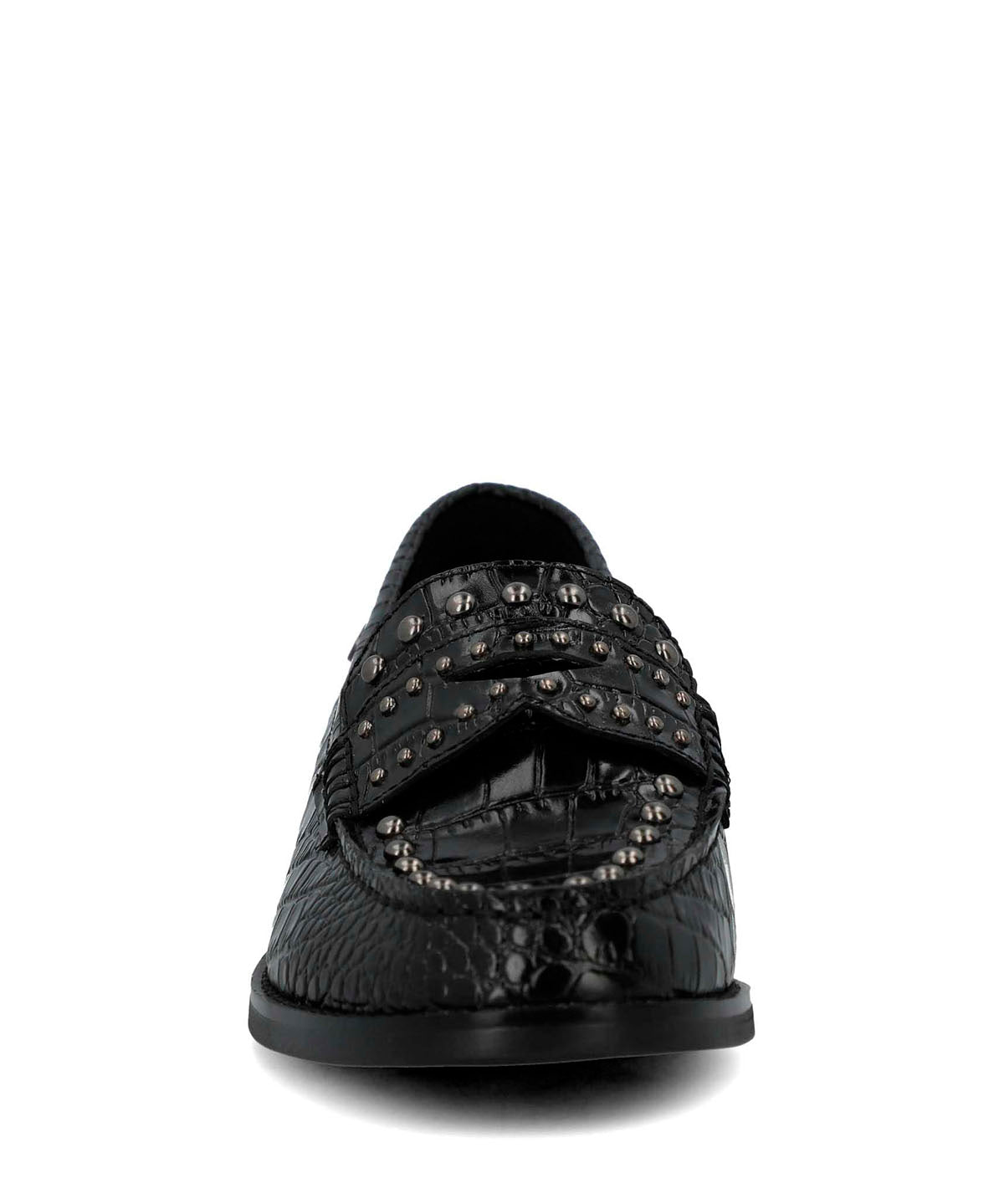 Mocasin Cuero Mujer Crota Negro