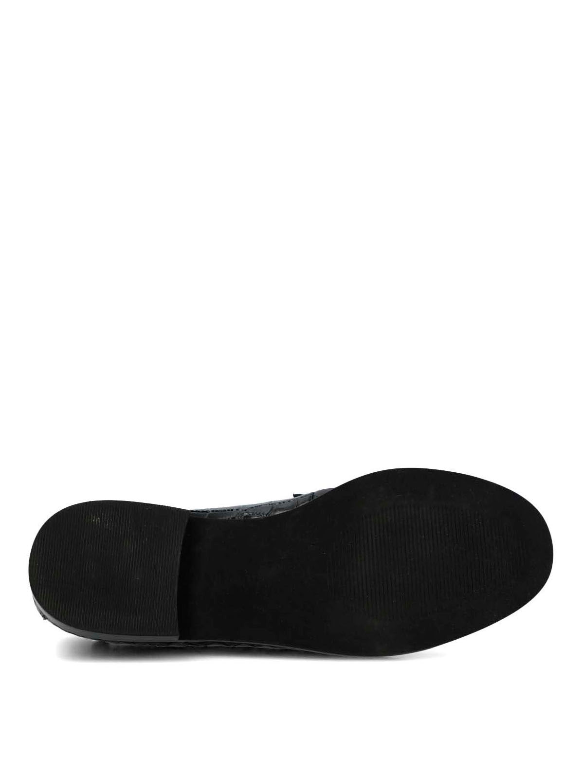 Mocasin Cuero Mujer Crota Negro