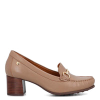 Zapato Cuero Mujer Beata Ii Beige