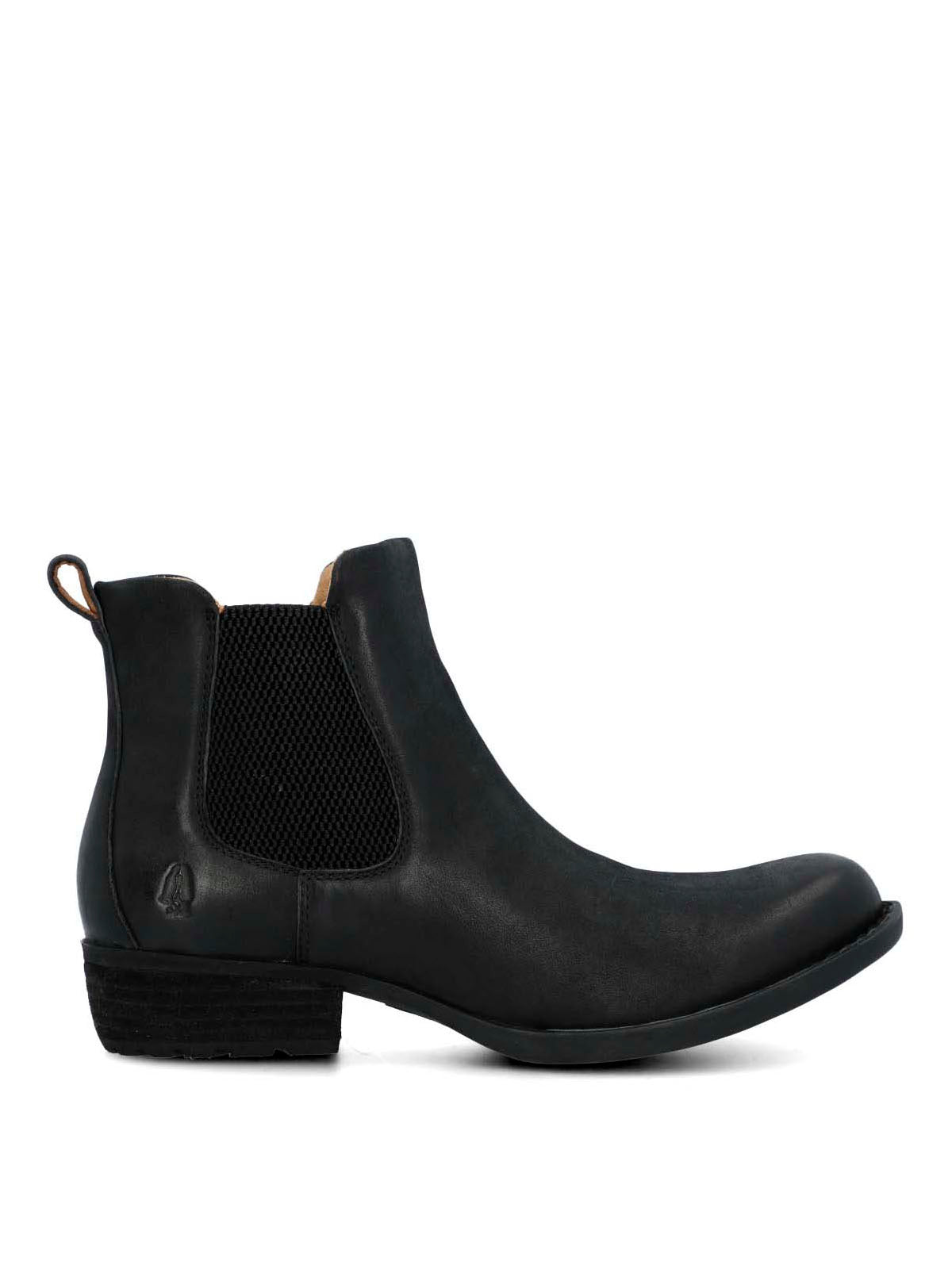 Botin Cuero Mujer Karol Negro