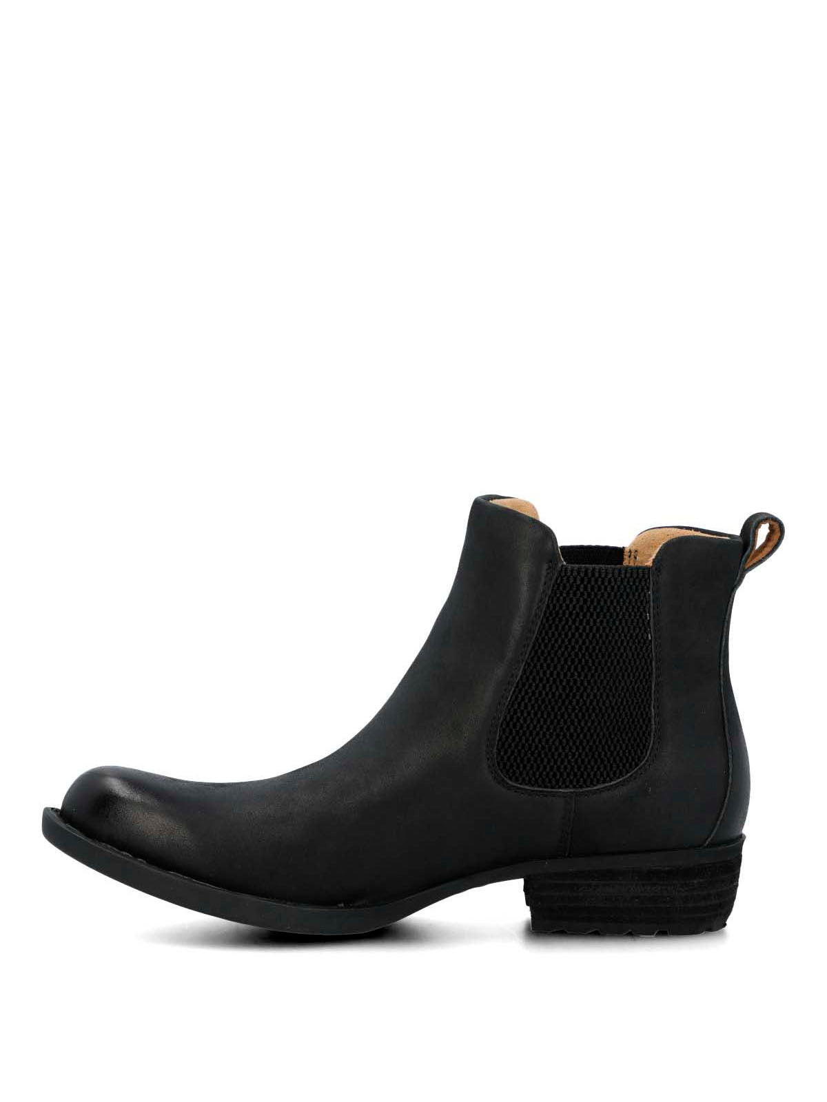 Botin Cuero Mujer Karol Negro