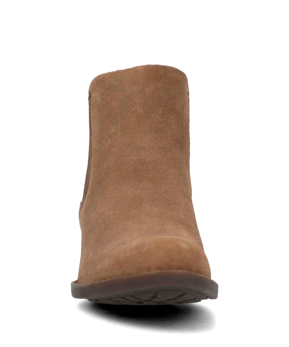 Botin Cuero Mujer Karol Café