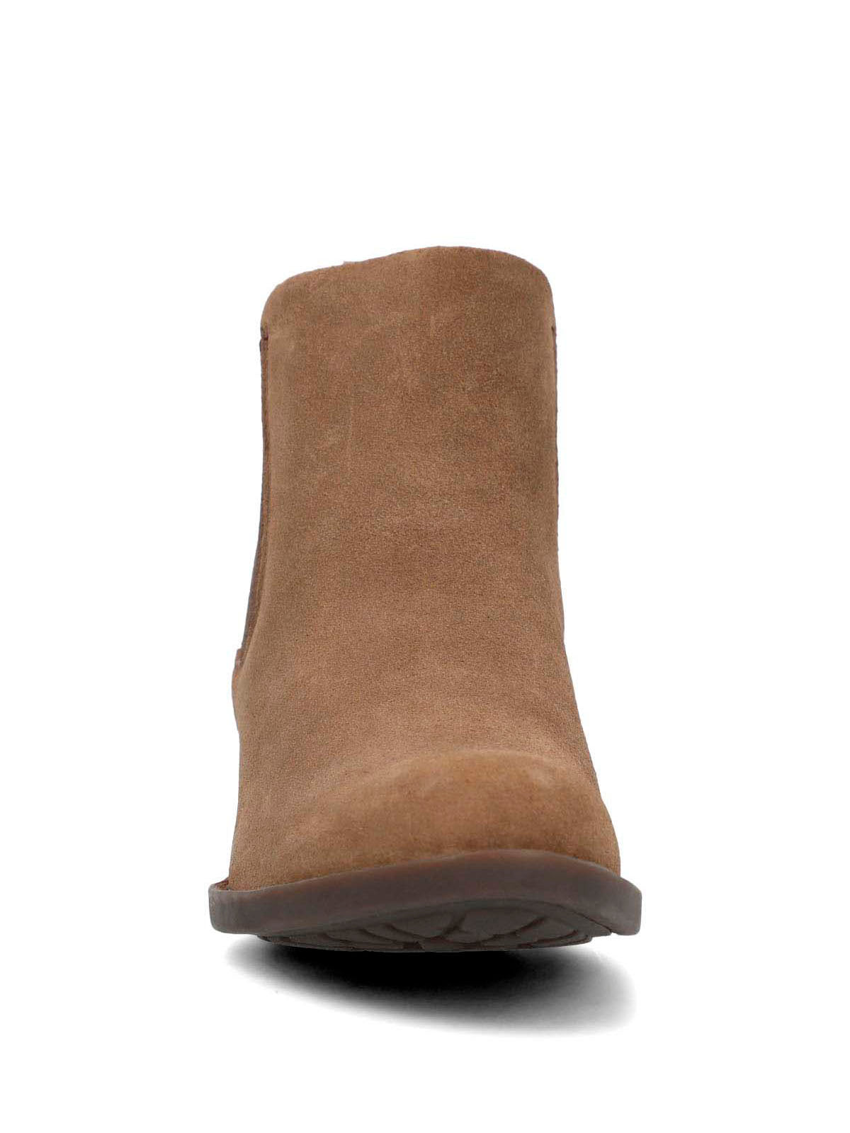 Botin Cuero Mujer Karol Café