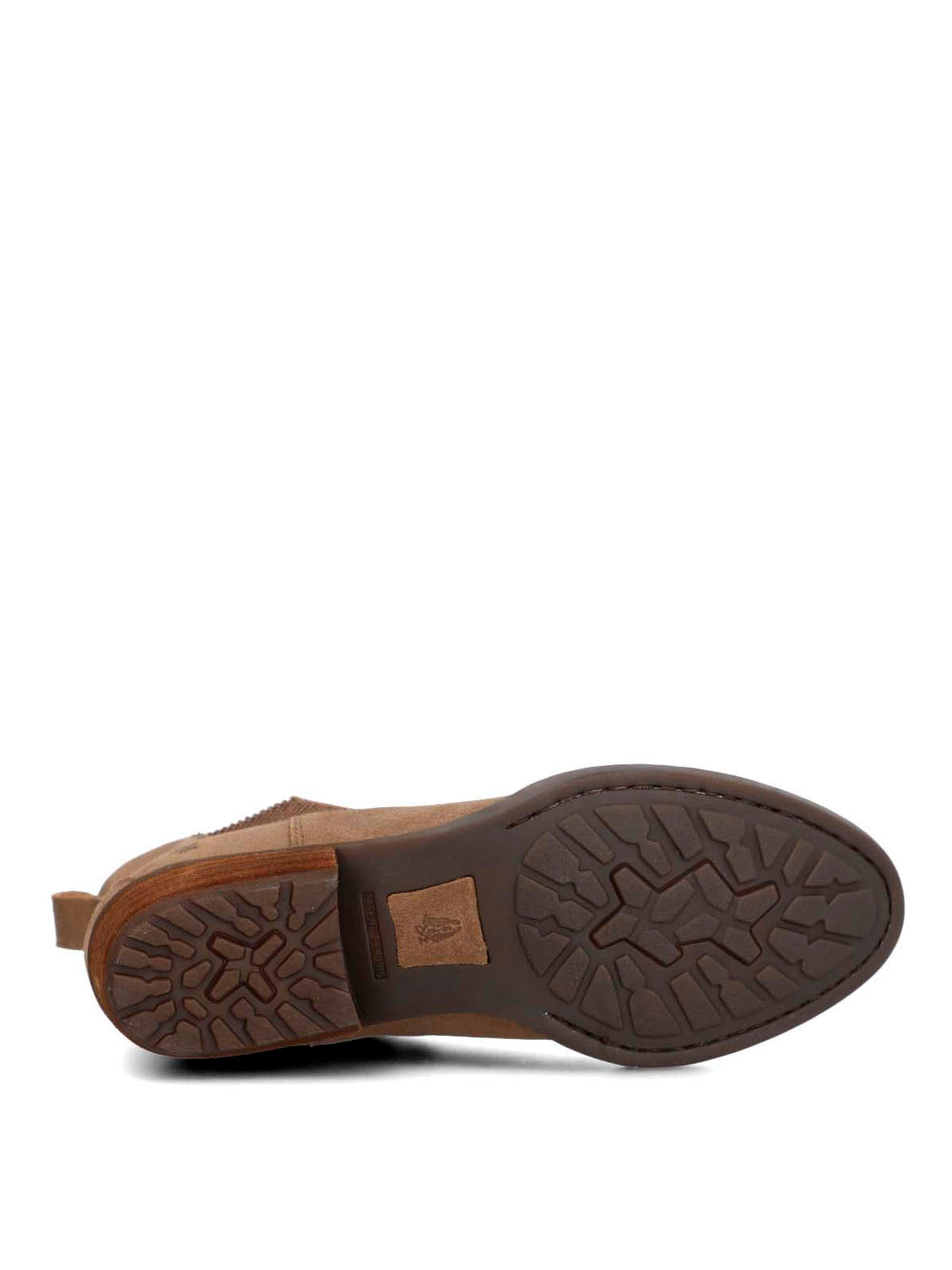 Botin Cuero Mujer Karol Café