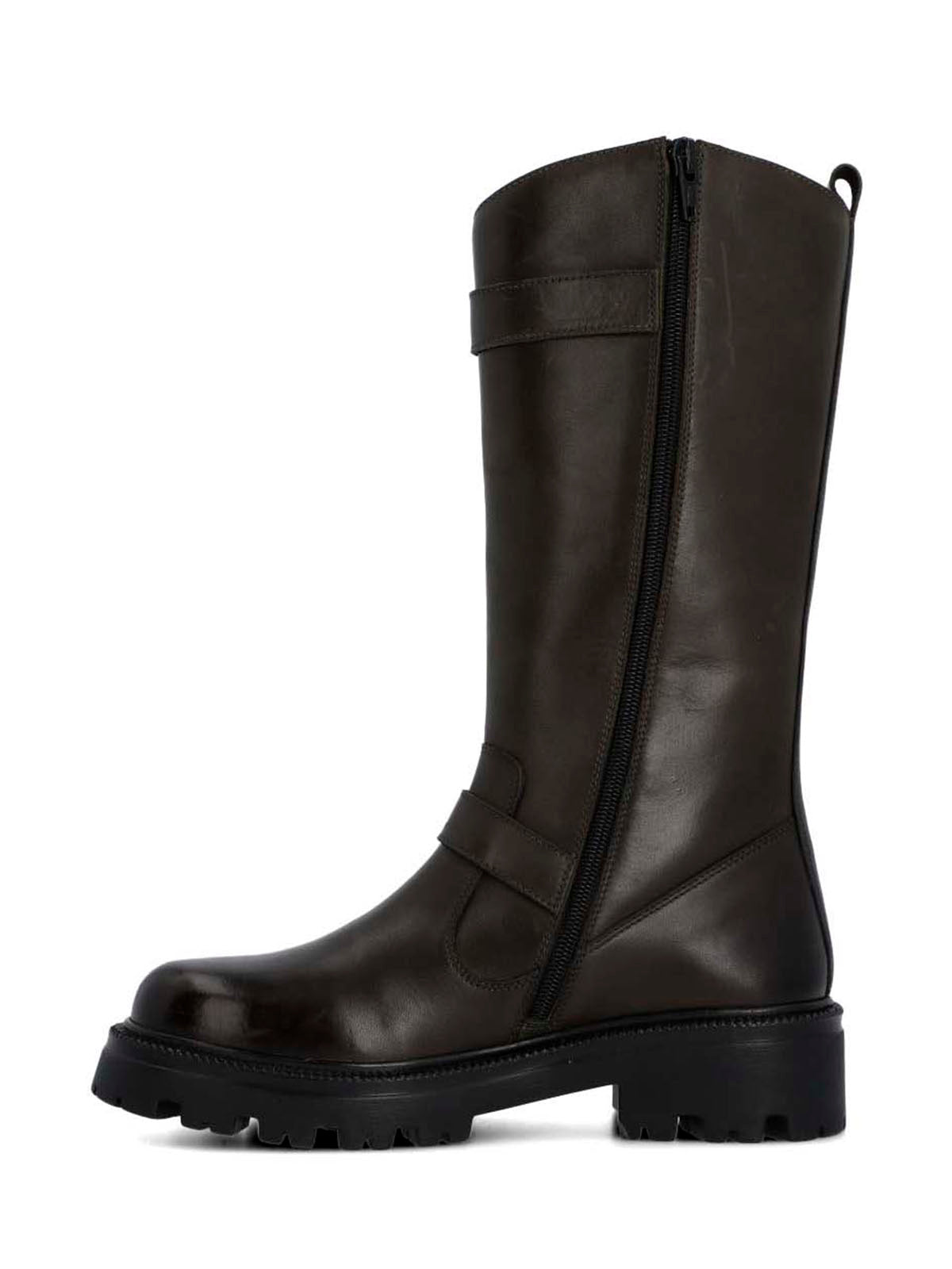 Bota Cuero Mujer Birla Verde
