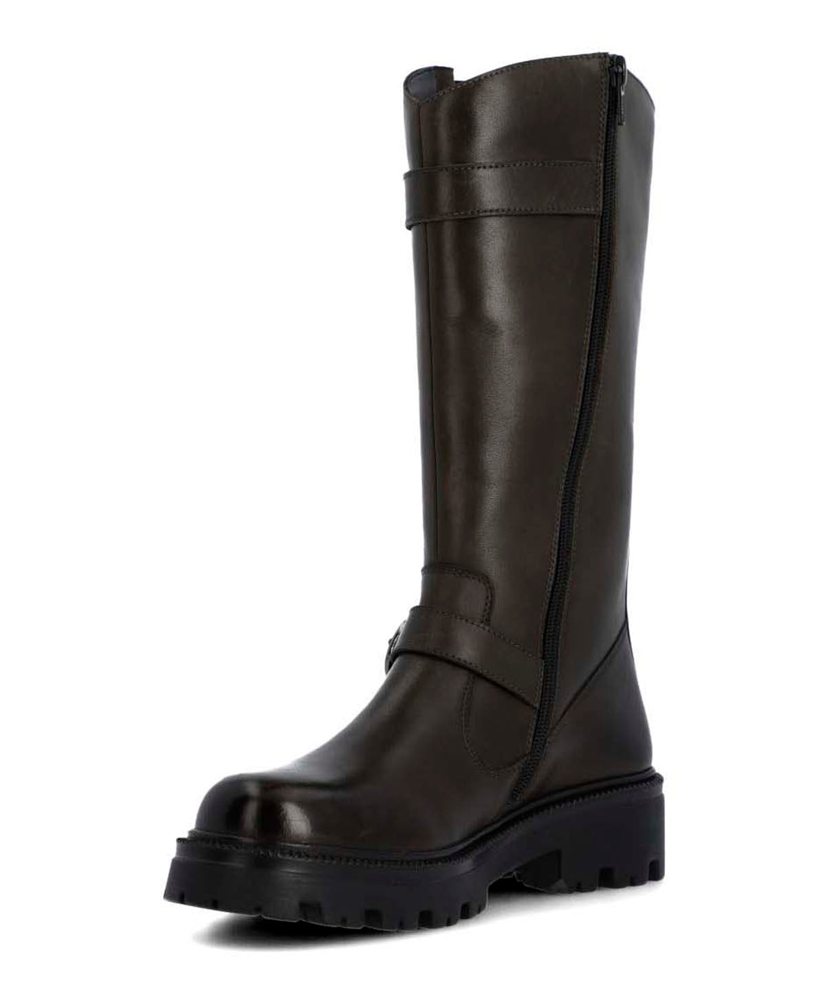 Bota Cuero Mujer Birla Verde