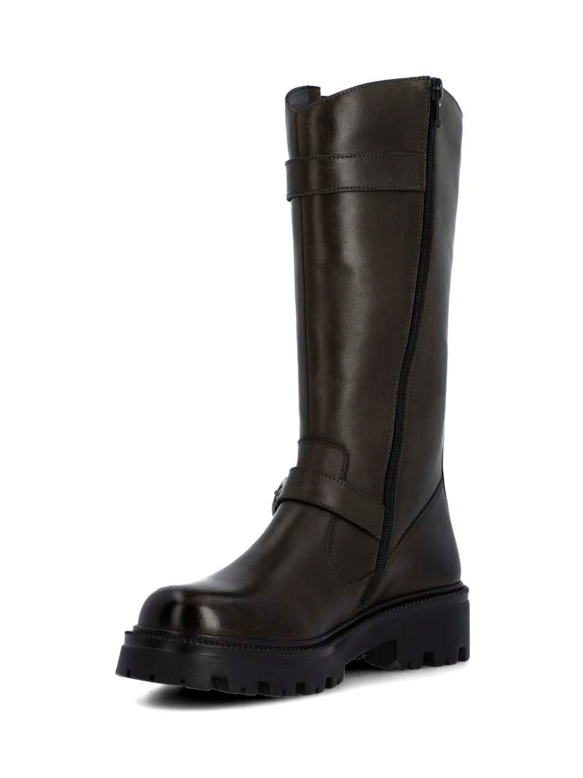 Bota Cuero Mujer Birla Verde
