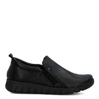 Slip On Cuero Mujer Henry Ii Negro