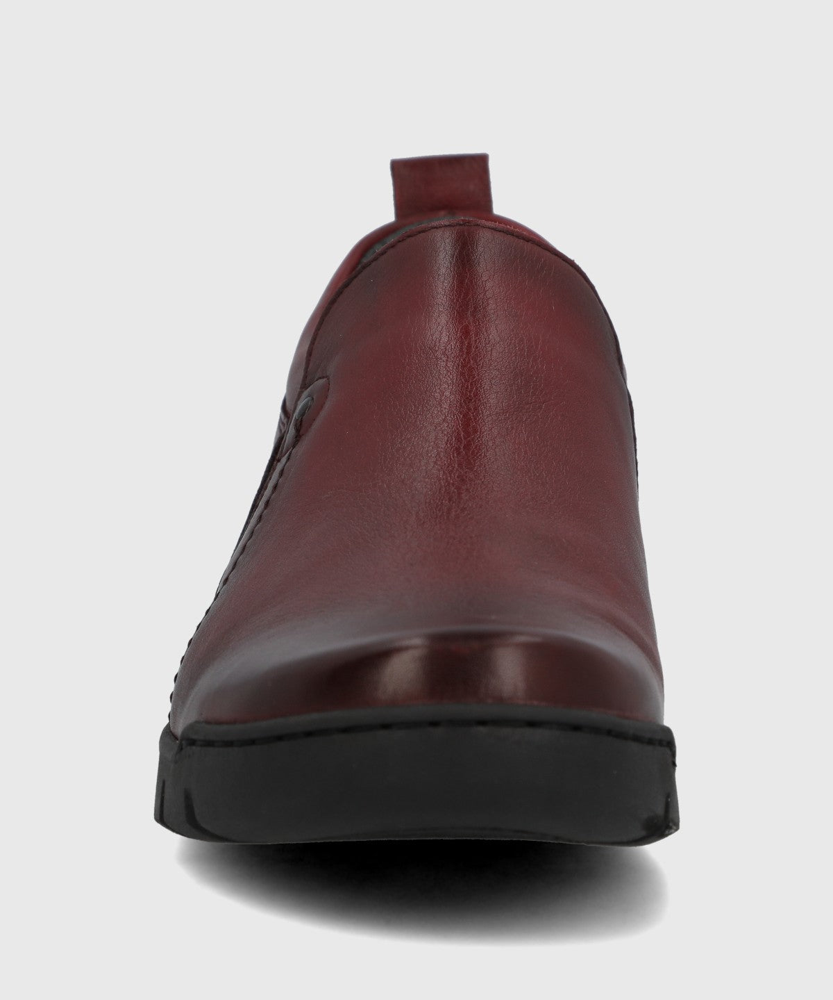 Slip On Cuero Mujer Henry Ii Burdeo