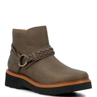 Botin Cuero Mujer Clide Verde