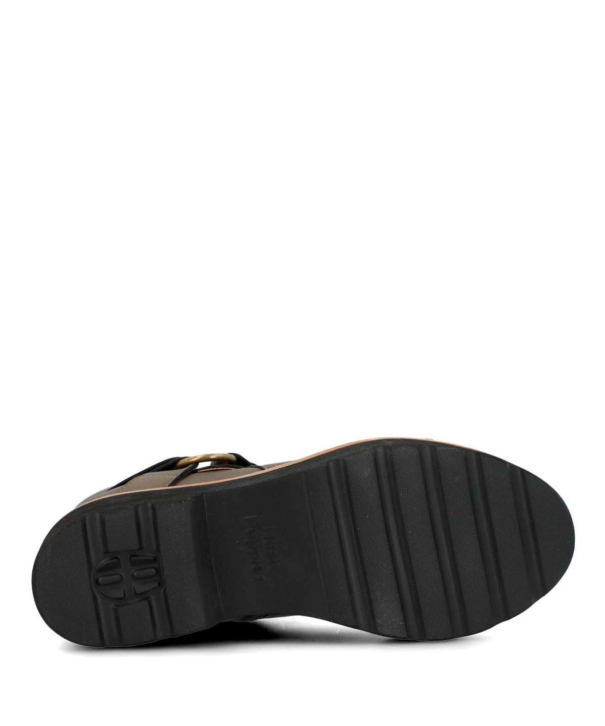 Botin Cuero Mujer Clide Verde