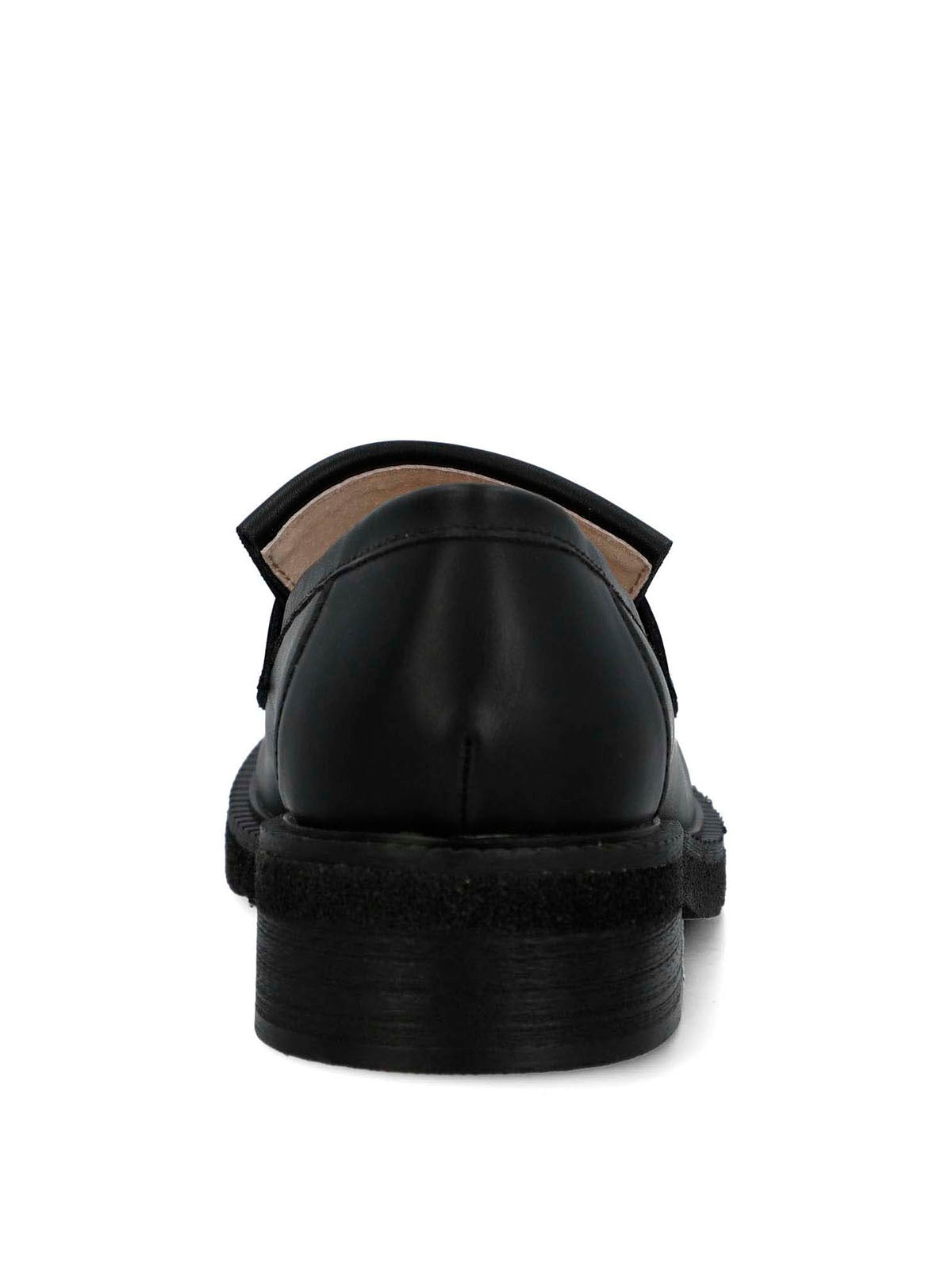 Mocasin Cuero Mujer Franty Negro