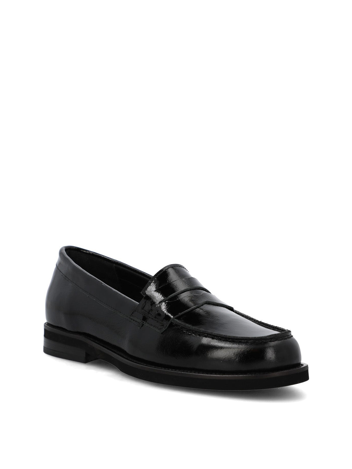 Mocasin Cuero Mujer Gaela Negro