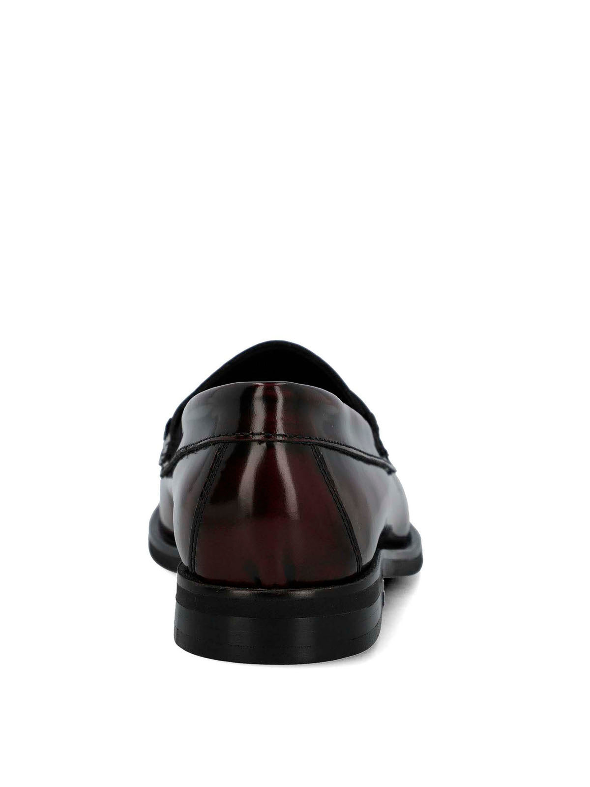 Mocasin Cuero Mujer Gaela Burdeo