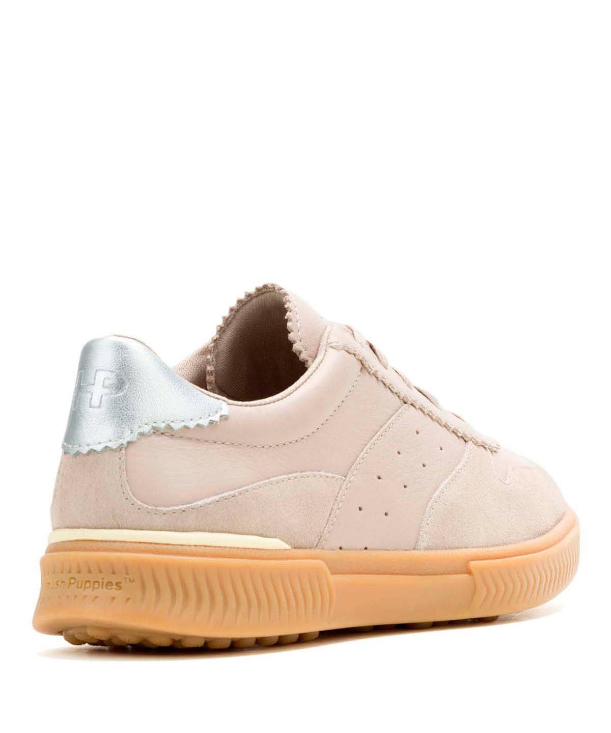 Zapatilla Cuero Mujer Mae Cap Toe Lace Beige