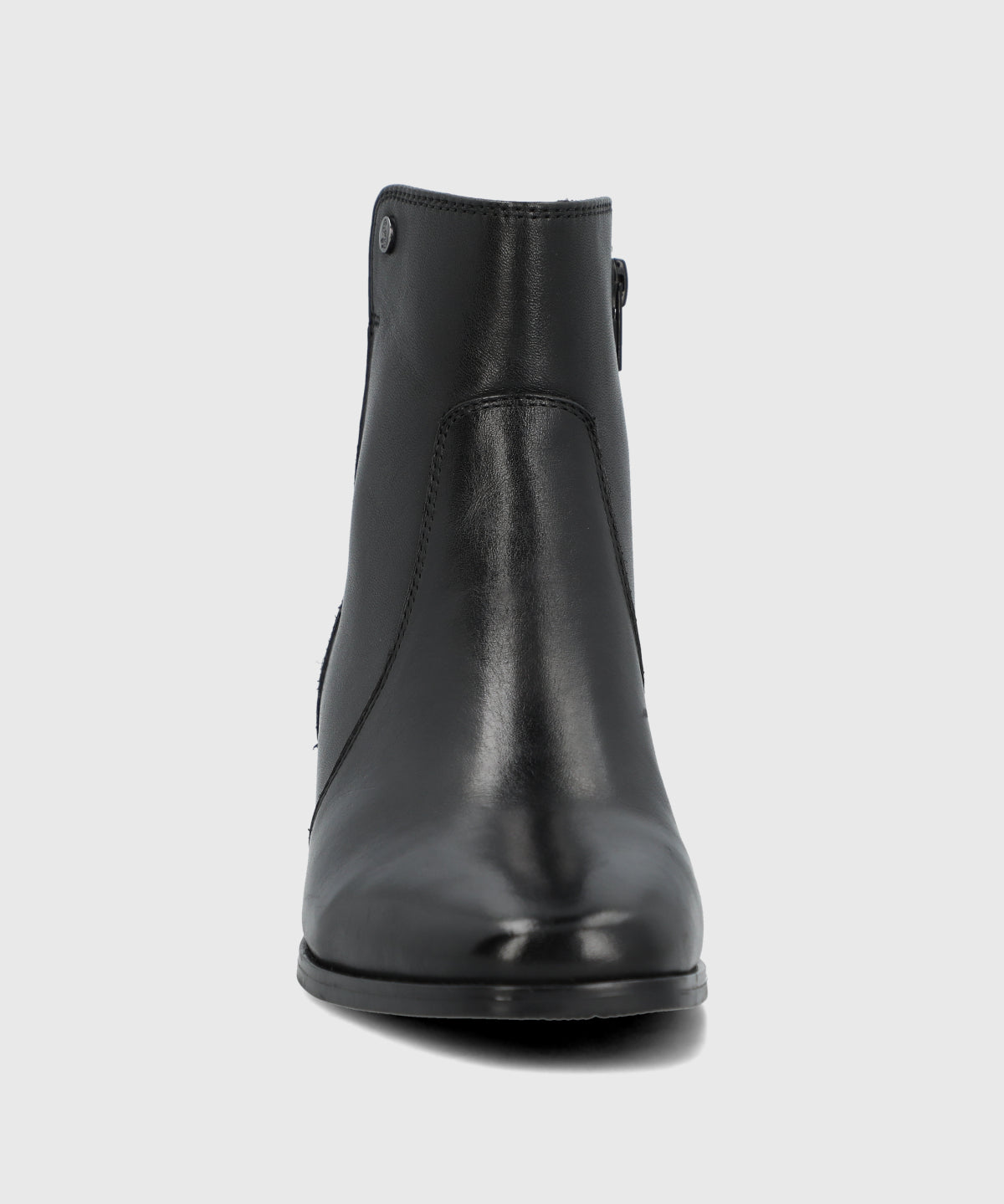 Botin Cuero Mujer Samby Negro