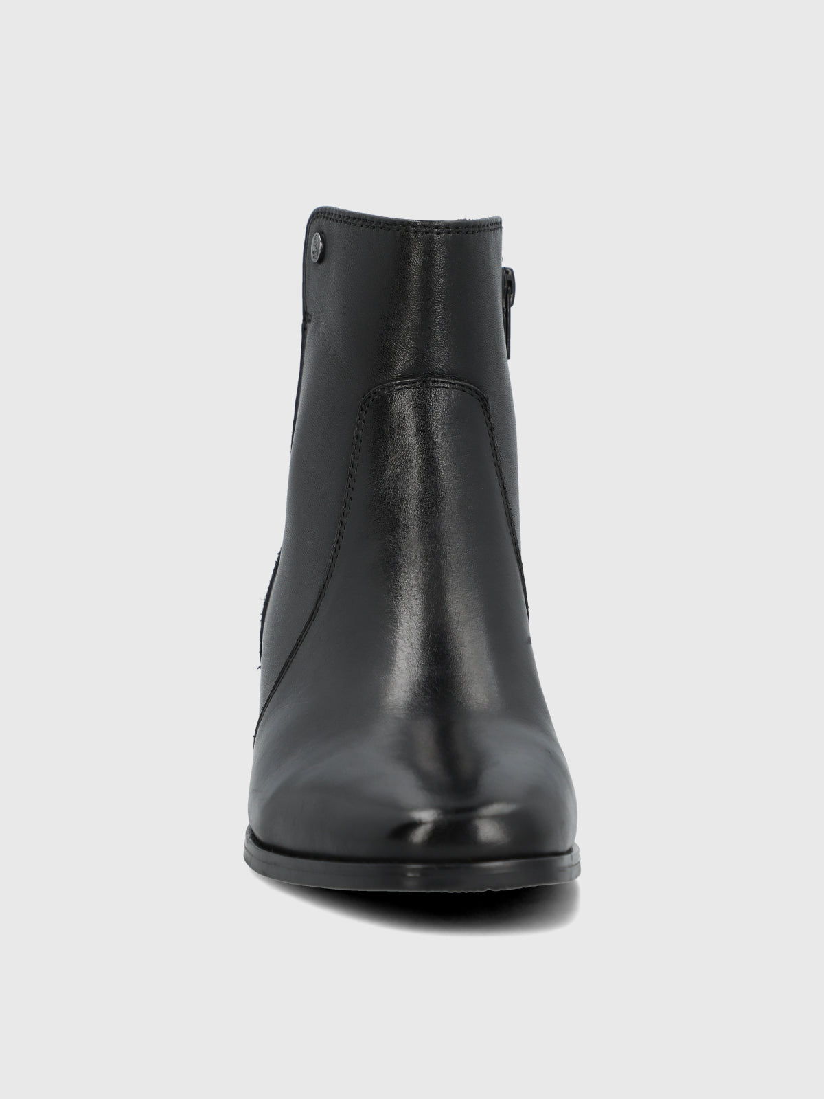 Botin Cuero Mujer Samby Negro