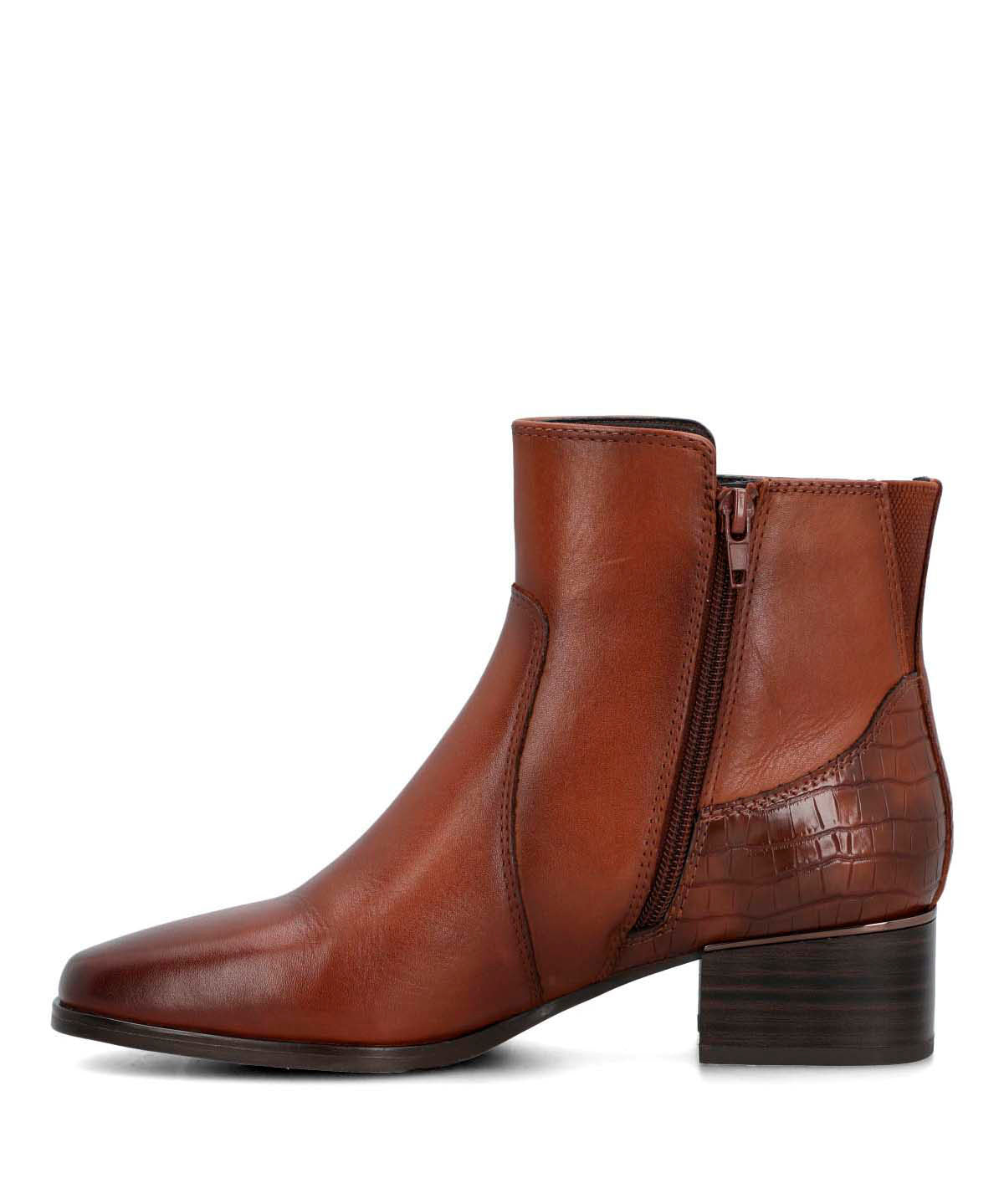 Botin Cuero Mujer Samby Café