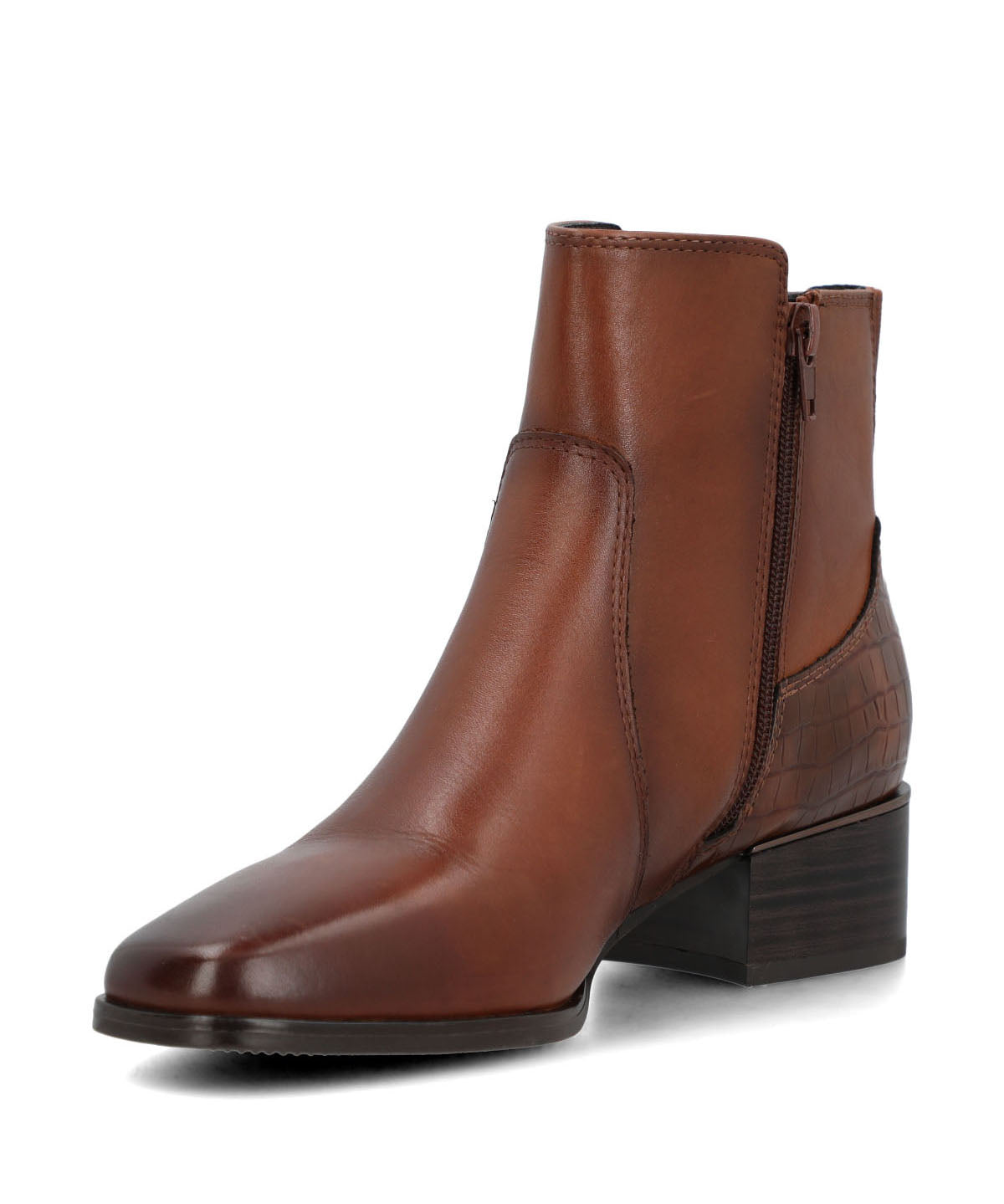 Botin Cuero Mujer Samby Café