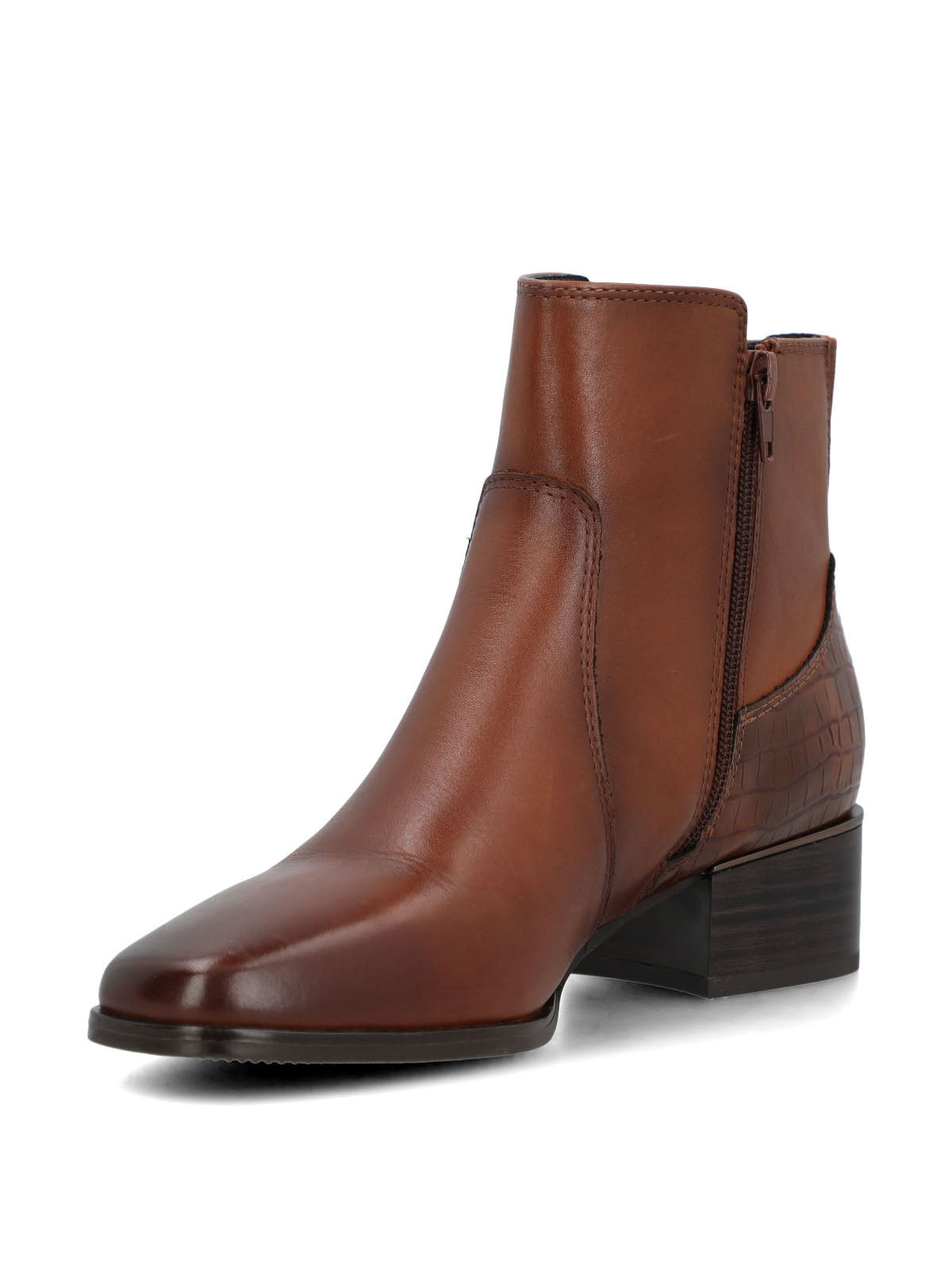 Botin Cuero Mujer Samby Café
